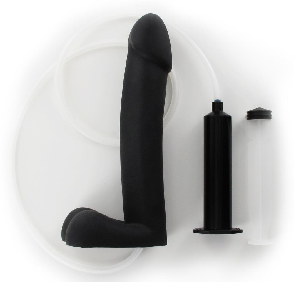 BASIC X Amadeo stříkající dildo černé - Obrázek 7