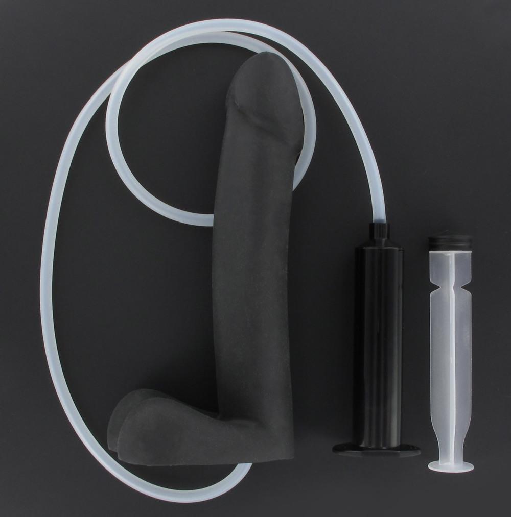 BASIC X Amadeo stříkající dildo černé