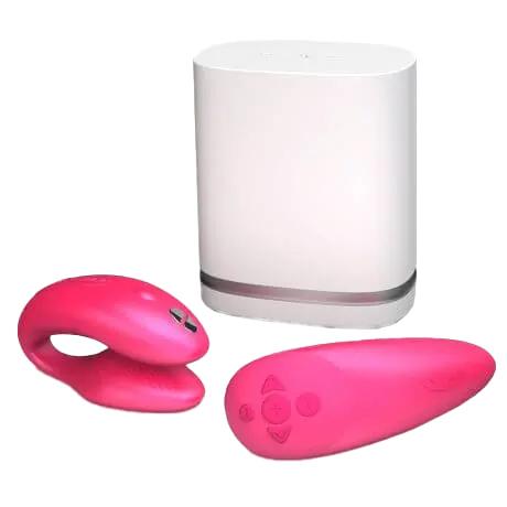 Párový vibrátor We-Vibe Chorus v růžové barvě