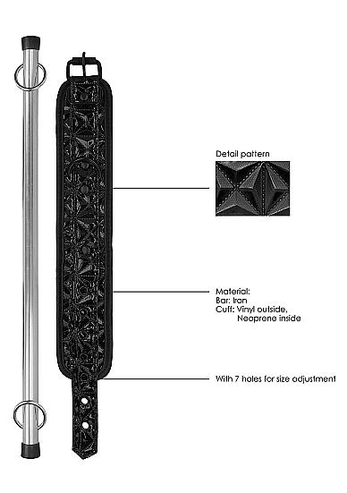 Ouch! Luxury roztahovací tyč – černá