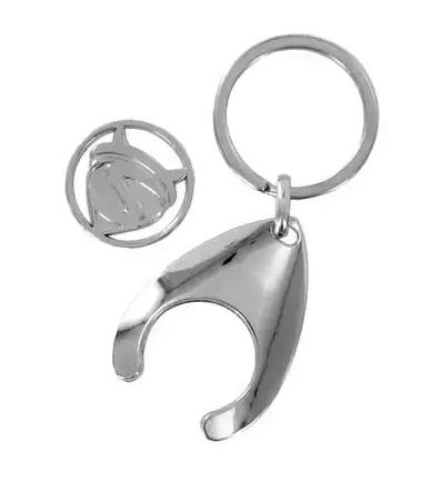 Klíčenka se žetonem do nákupního vozíku  -  logo Sexshop.cz