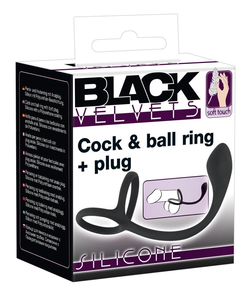 Black Velvets erekční kroužek se stimulátorem prostaty (obrázek 8)