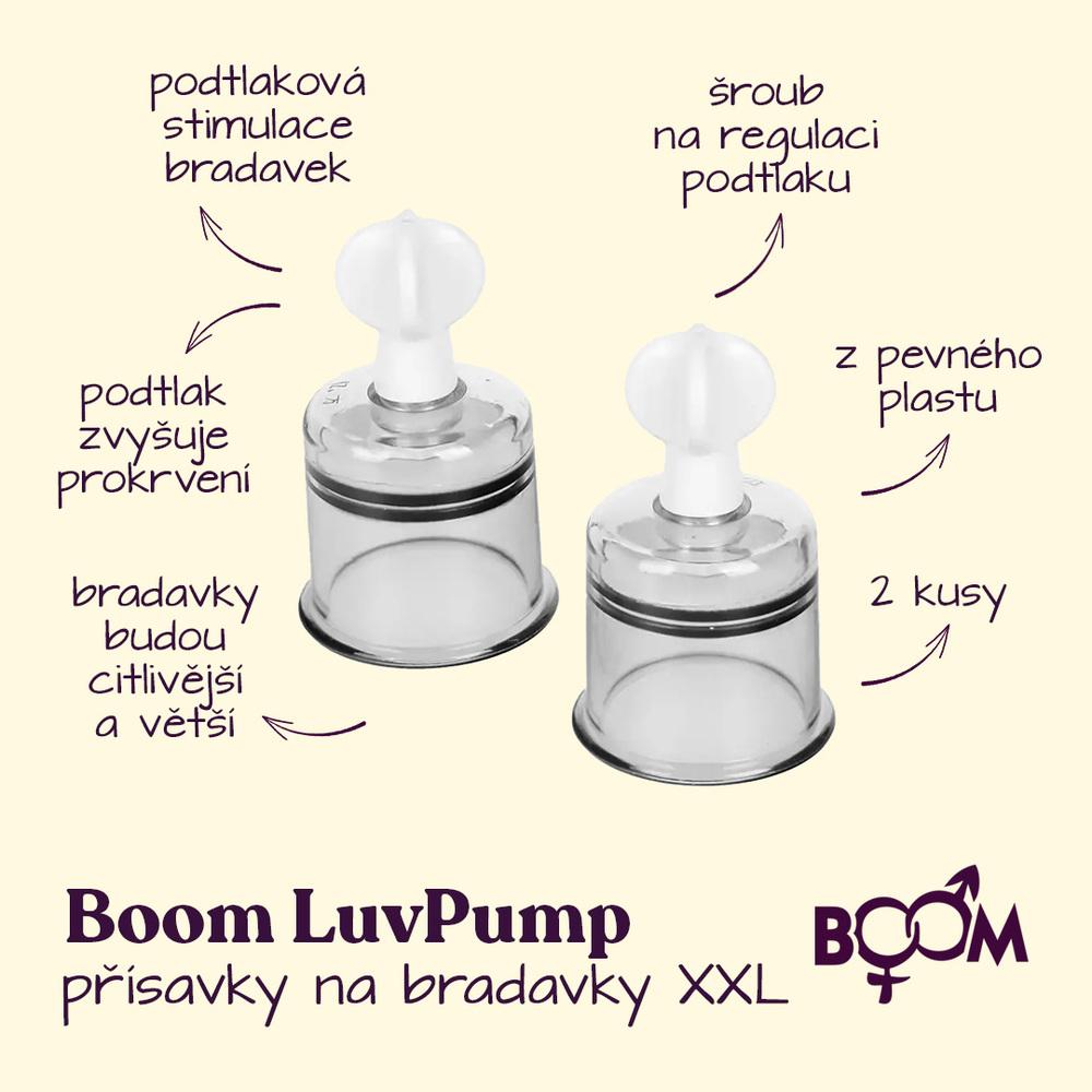 BOOM LuvPump vakuové přísavky XXL na bradavky průměr 5 cm  - 2 ks - Image 2