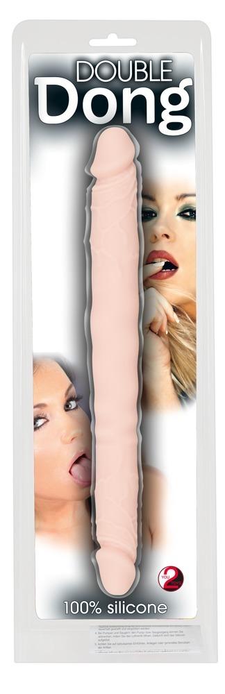 Double Dong Oboustranné dildo realistické silikonové - Image 3