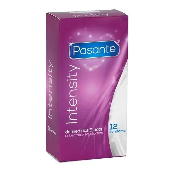 Kondomy Pasante Intensity Ribs-Dots - vysoce kvalitní a pohodlné kondomy