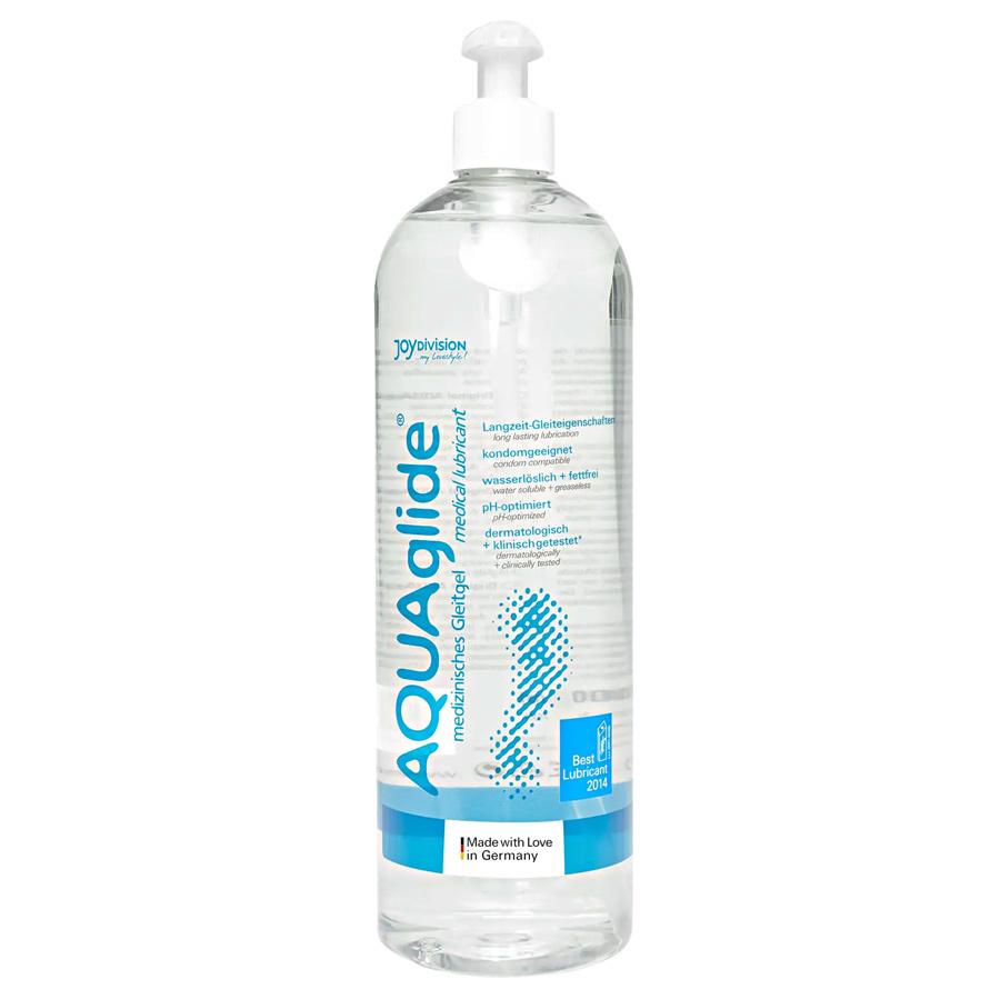 Levně Joydivision Aquaglide lubrikační gel s pumpičkou 1l