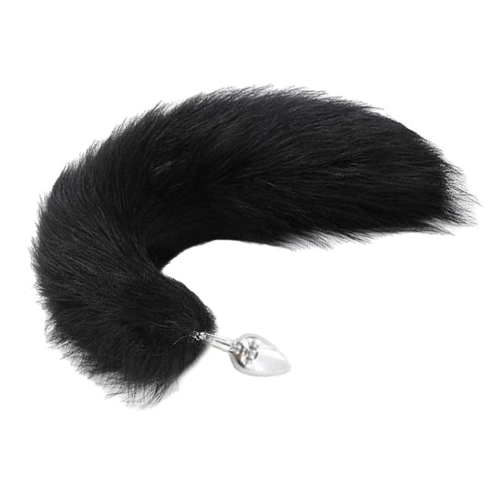 BASIC X Fox Kovový anální kolík s ocasem - Obrázek 4