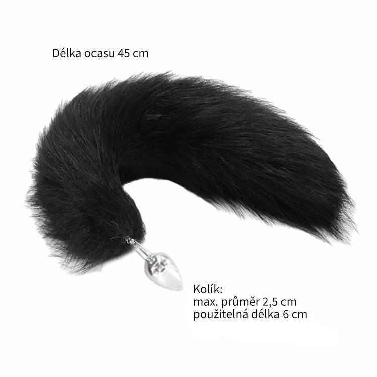 BASIC X Fox Kovový anální kolík s ocasem