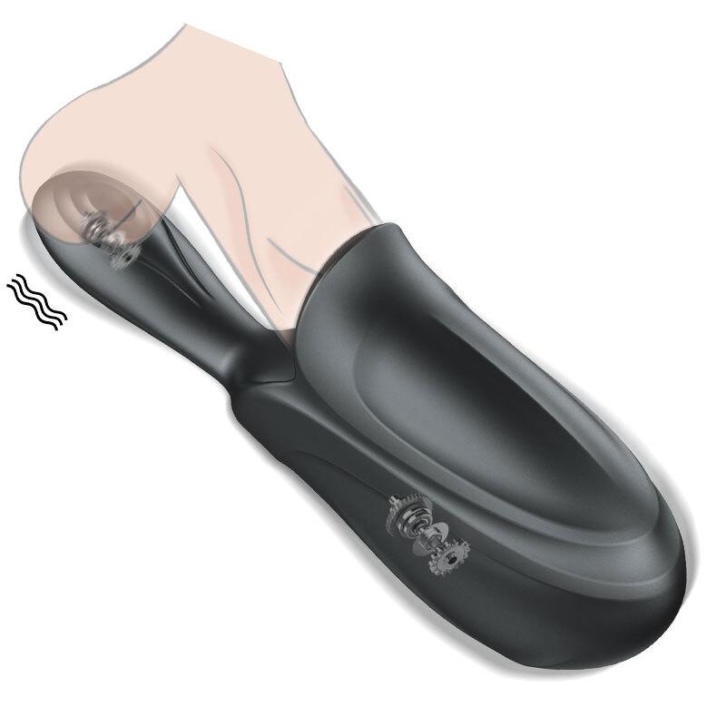 BASIC X Ernesto vibrační masturbátor s uzavřenou špičkou černý