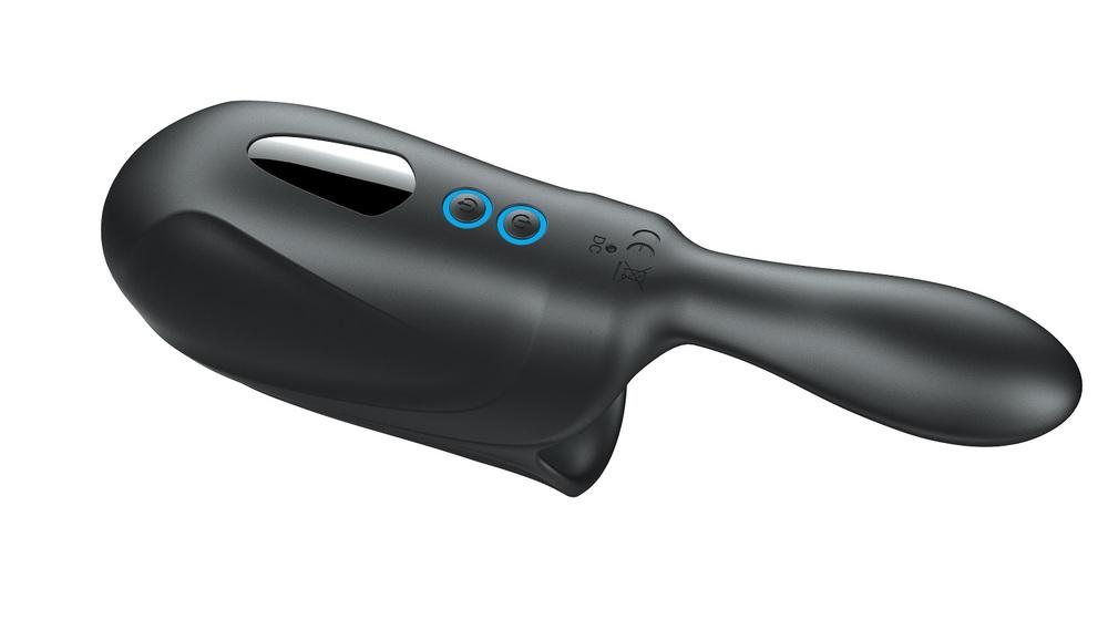 BASIC X Ernesto vibrační masturbátor s uzavřenou špičkou černý