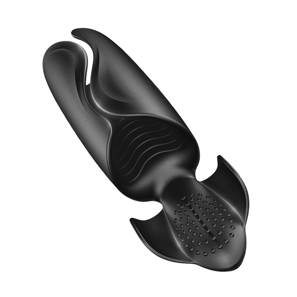 Levně BASIC X Orlando vibrační masturbátor černý