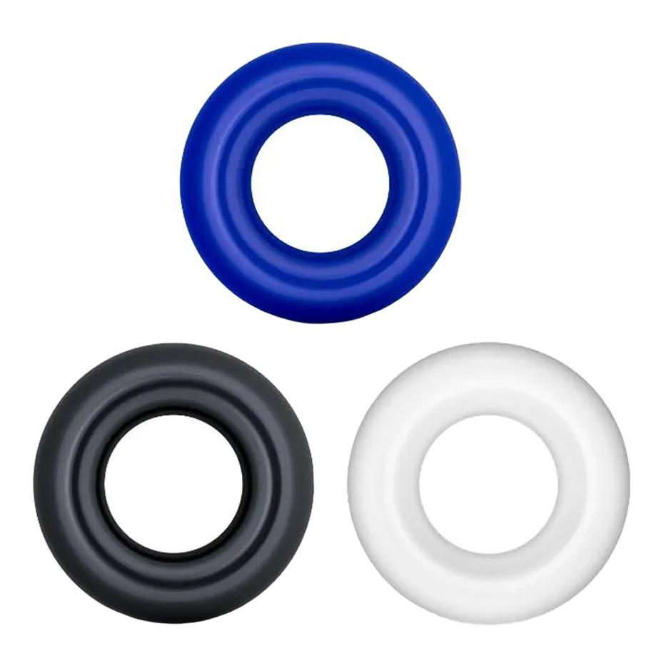 Erekční kroužky BASIC X - Nevibrační 3 ks