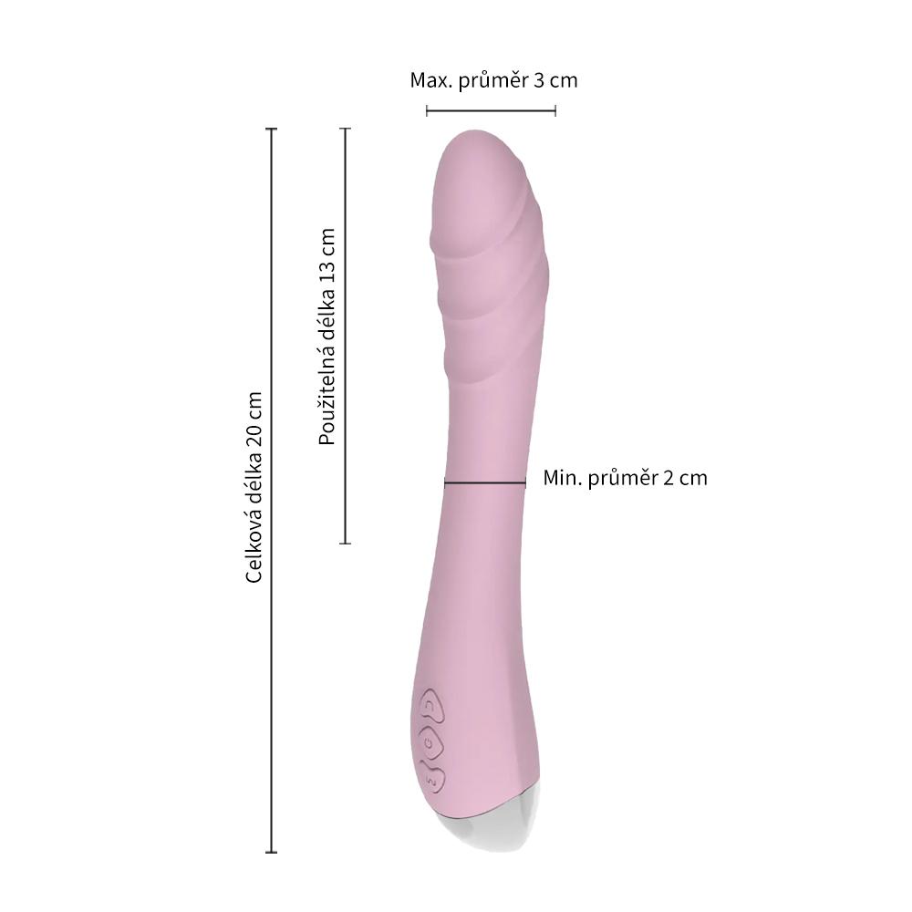 BASIC X Erik vibrátor růžový