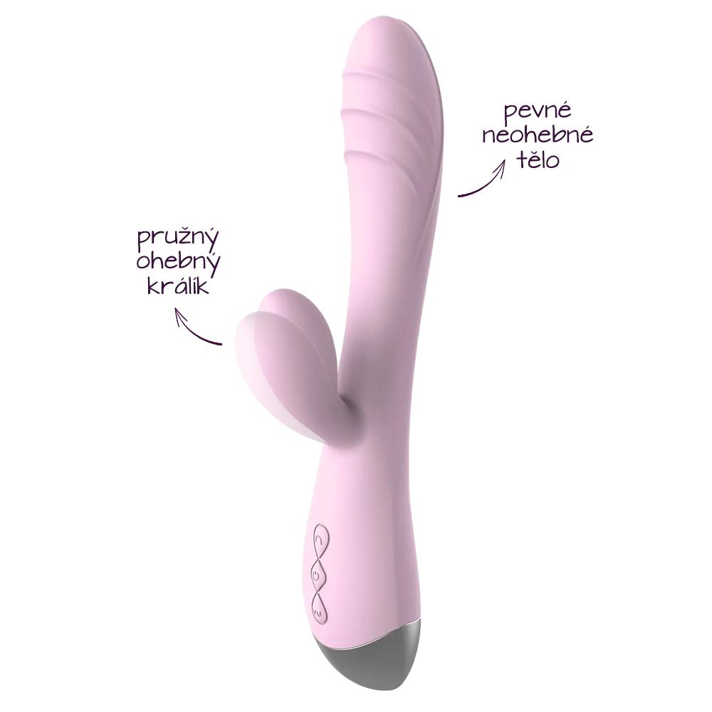 BASIC X Philip rabbit vibrátor světle růžový - Image 4