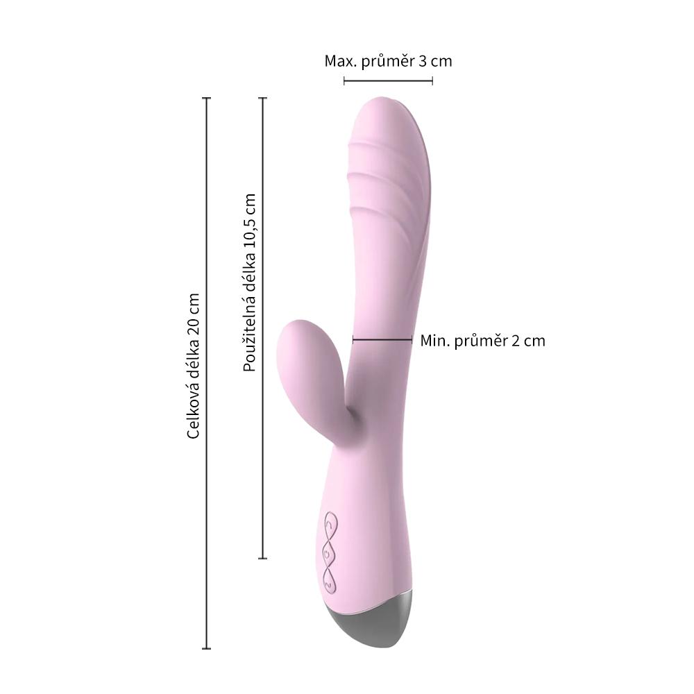 BASIC X Philip rabbit vibrátor světle růžový - Image 3