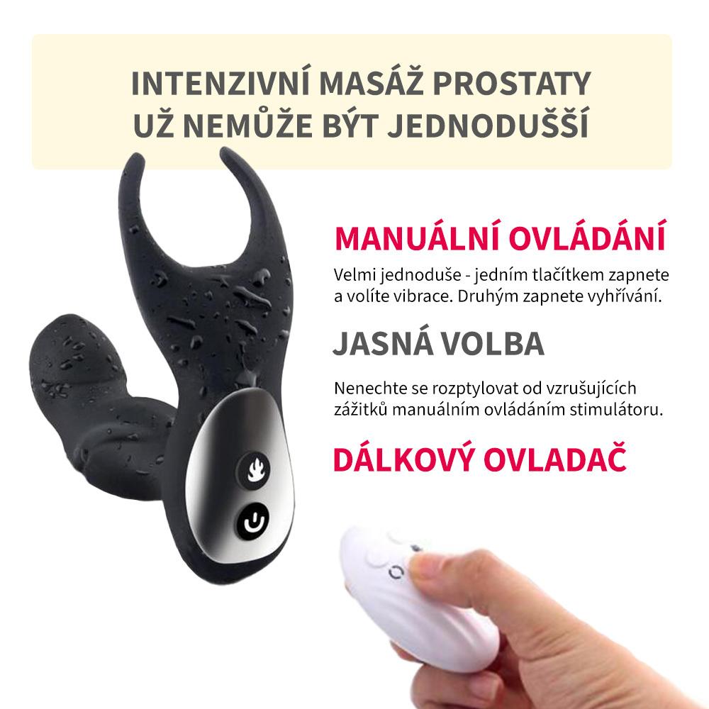 BASIC X Leon stimulátor prostaty na dálkové ovládání černý - Image 4