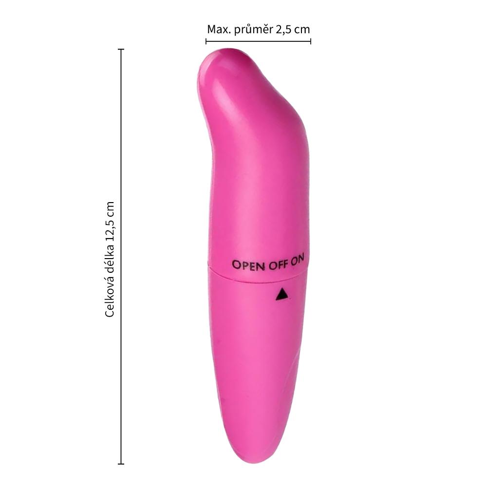 BASIC X Aida minivibrátor růžový - Obrázek 3