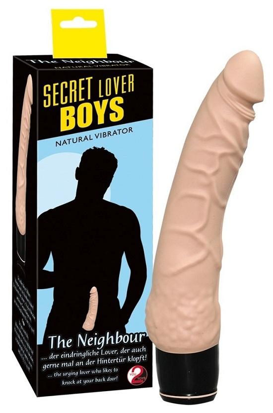 Secret Lover Boy Silikonový realistický vibrátor