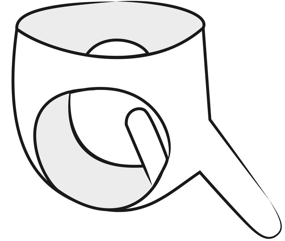 LateX Latexové kalhotky s dildy 2 v 1 S-L