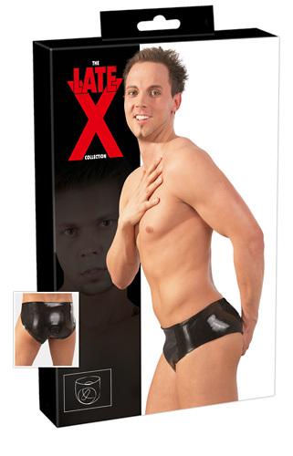 Latexové slipy s análním dildem M/L