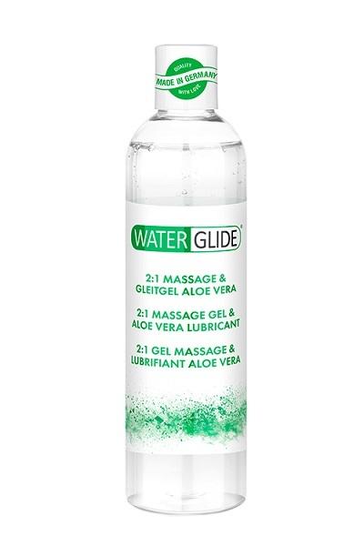 Waterglide Masážní a lubrikační gel 2 v 1 Aloe Vera 300 ml