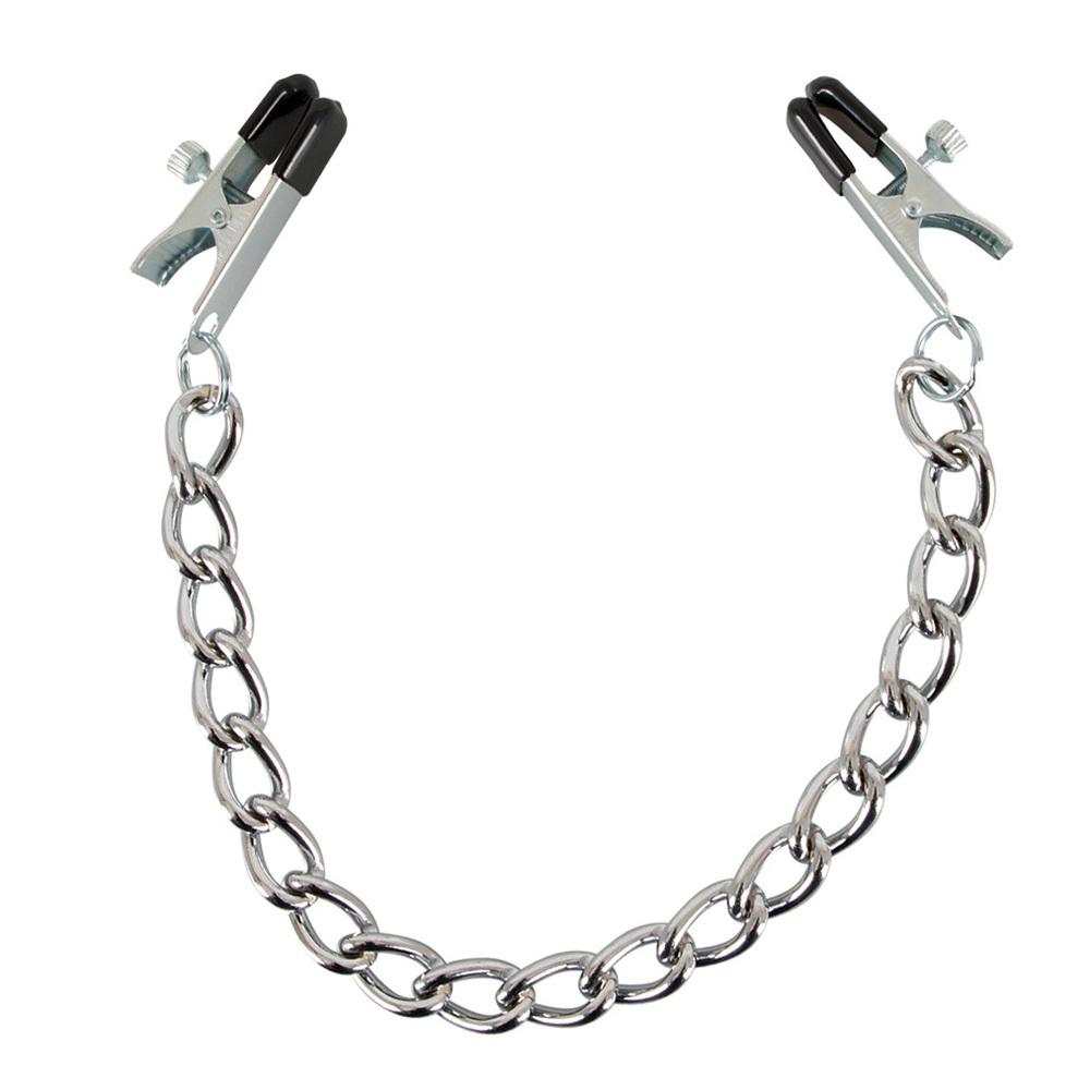 Skřipce na bradavky - Bad Kitty Professional Skřipce na bradavky s řetízkem