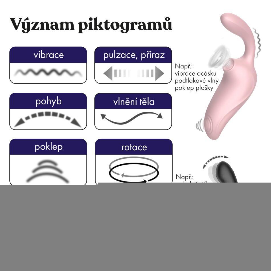 Romant Romeo pulzátor do kalhotek na dálkové ovládání růžový
