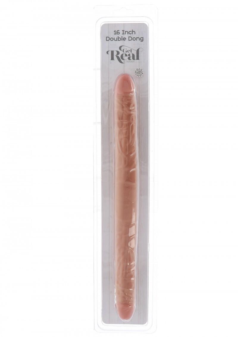 ToyJoy dvojité dildo 40 cm - tělové - Image 2