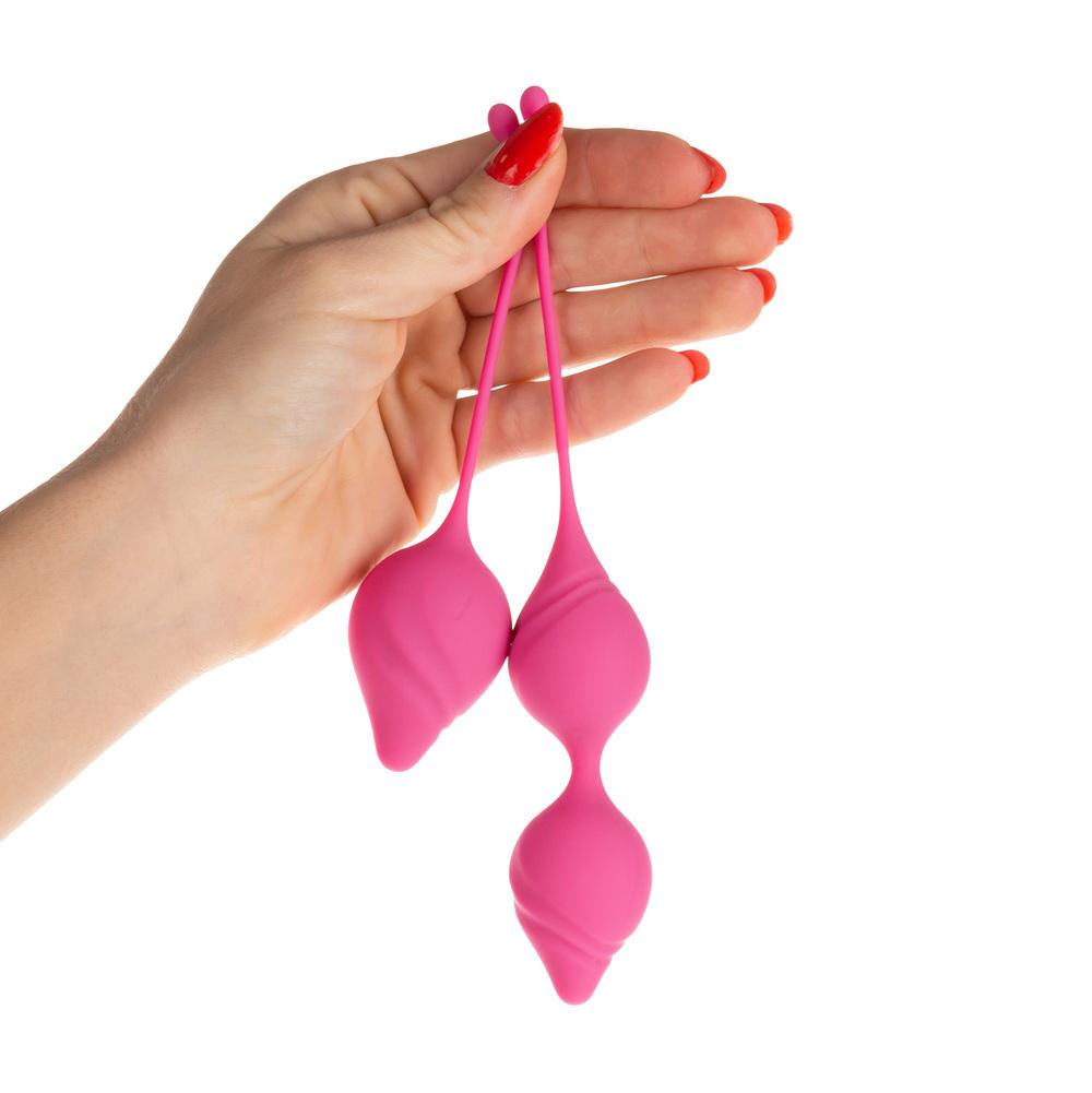 BOOM Yoyo Venušiny kuličky set 2v1 růžový