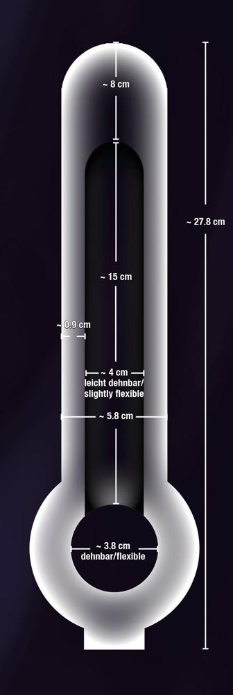 Crystal Skin Prodlužující návlek na penis XXL - Image 4