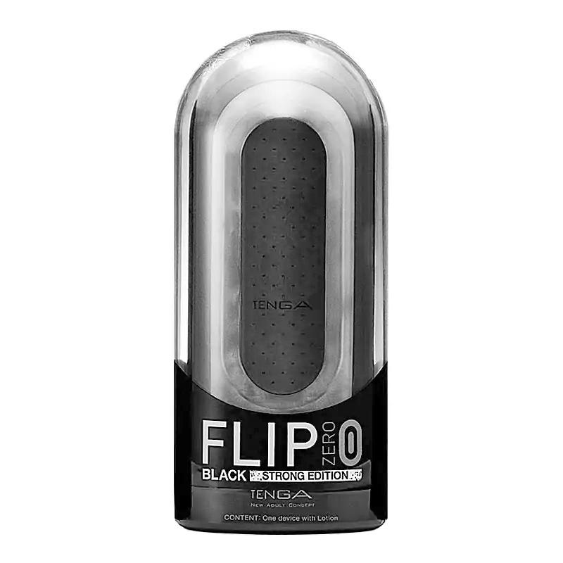 Tenga Flip Zero Black Strong Edition - prémiový masturbátor pro muže