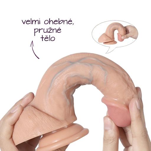 BASIC X Christian realistické dildo s přísavkou tělové - Obrázek 6