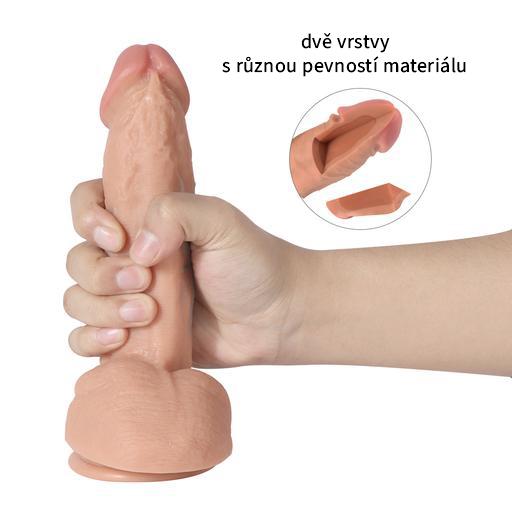 BASIC X Christian realistické dildo s přísavkou tělové