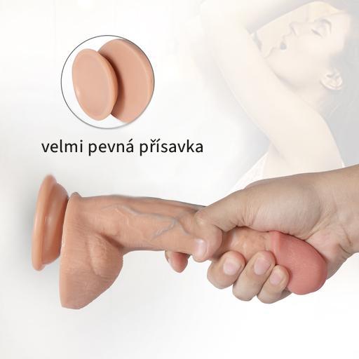 BASIC X Christian realistické dildo s přísavkou tělové