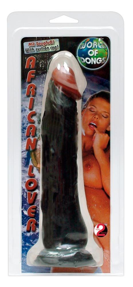 African Lover Realistické dildo s přísavkou Large - Obrázek 4