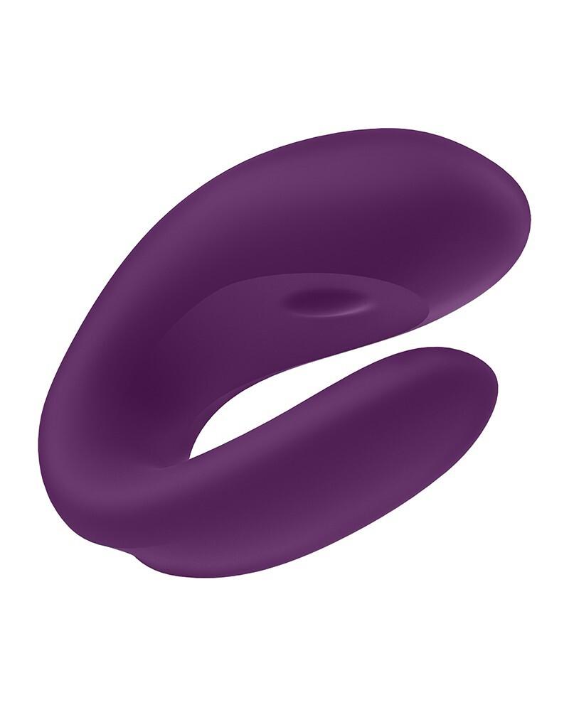 Satisfyer Double Joy párový vibrátor fialový - Obrázek 4