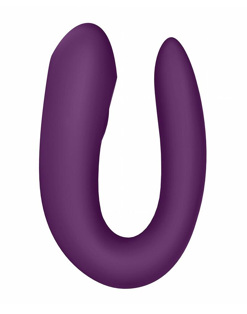 Satisfyer Double Joy párový vibrátor fialový - Obrázek 5