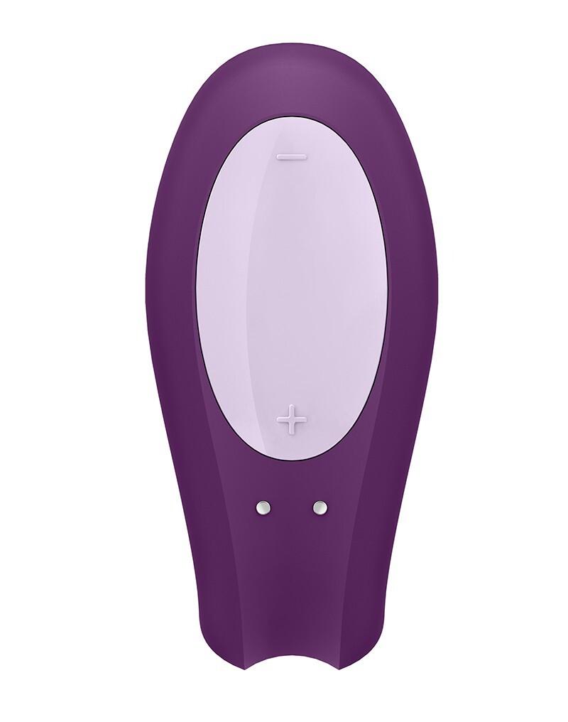 Satisfyer Double Joy párový vibrátor fialový - Obrázek 6
