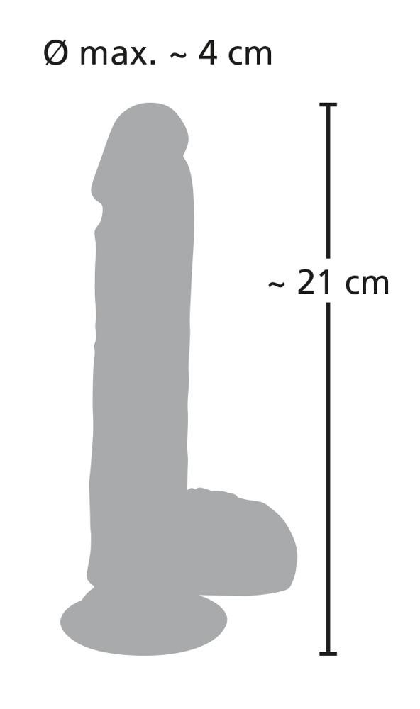 Medical silikonový realistický pulzátor 21 cm - Image 7