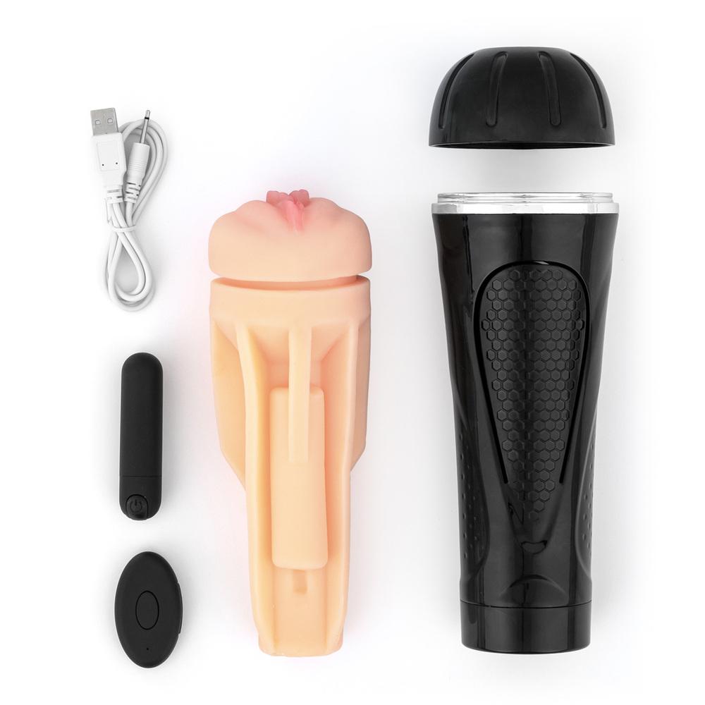 BOOM Sabrina vibrační masturbátor s nastavitelným průměrem