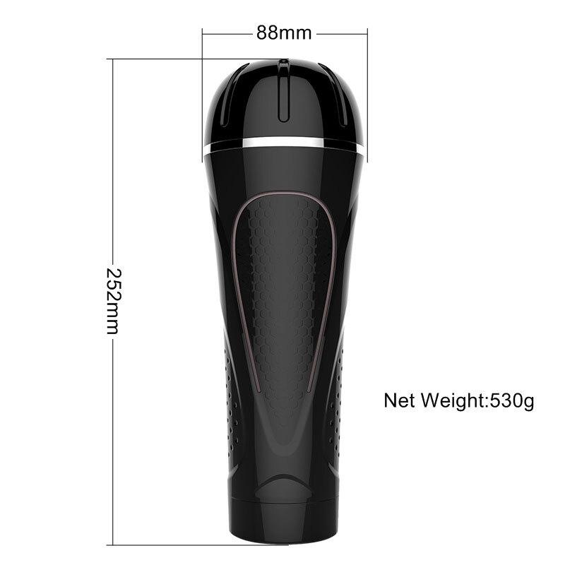 BOOM Sabrina vibrační masturbátor s nastavitelným průměrem