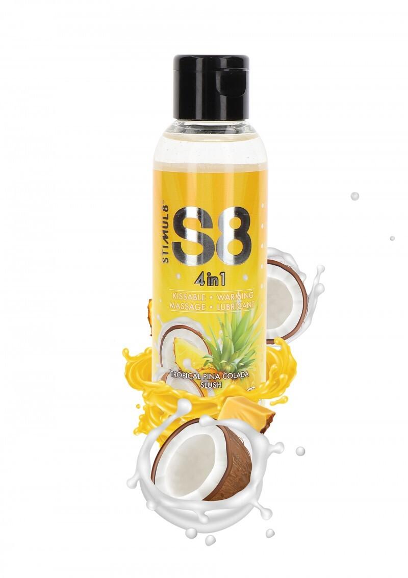 S8 4 in 1 Dessert Lubrikační gel ananas a kokos125 ml