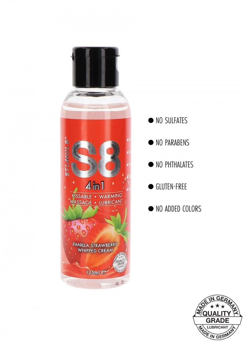 S8 4 in 1 Dessert Lubrikační gel jahoda 125 ml - Image 2