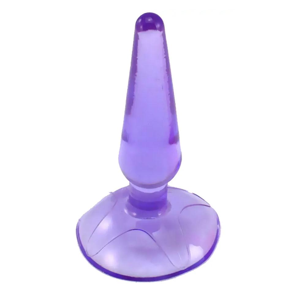 BASIC X Francesco anální kolíček s přísavkou fialový