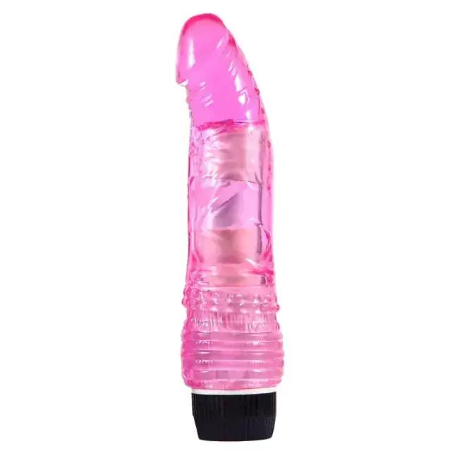 BASIC X José realistický gelový vibrátor růžový - Obrázek 4