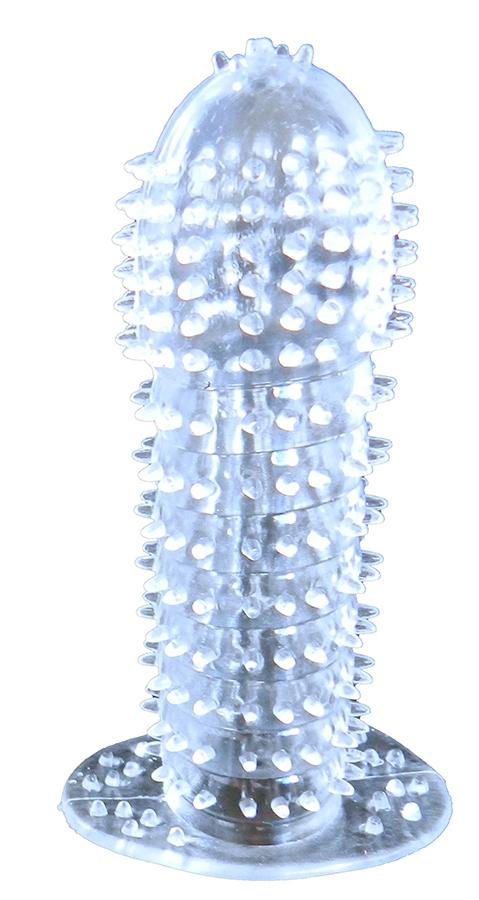 BASIC X Broon - Stimulační návlek na penis transparentní