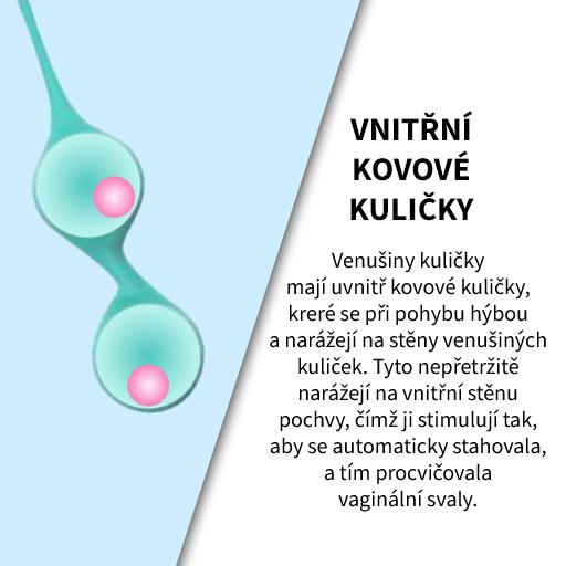 BOOM Grace Venušiny kuličky srdíčko zelené - Image 6