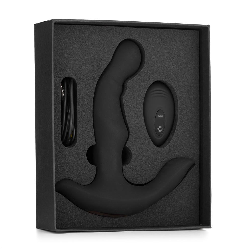 BOOM Charles II stimulátor prostaty na dálkové ovládání – černý