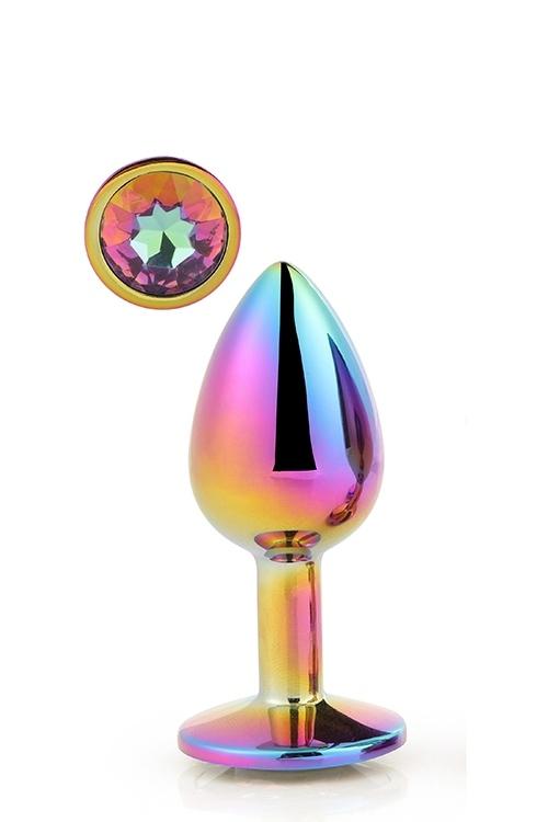 Gleaming Love anální kolík Multicolor duhový kamínek L - Image 3