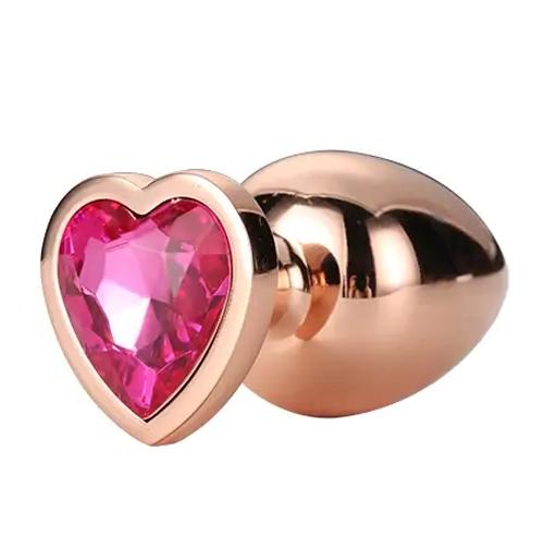 Dream Toys Gleaming Love Plug Rose Gold Medium